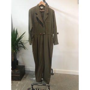 80’s jumpsuit 💯 silk